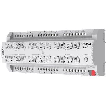 Zennio ZIOMB24V2 Актуатор (Многофункциональный релейный модуль KNX) MAXinBOX 24 арт. ZIOMB24V2